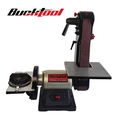 #ad Bucktool 1 2HP Belt Disc Sander 2x 42 in. Belt with 6 in. Disc for woodworking $164.00