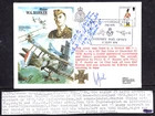 LD ED ROSSBACH SIGNED GERMAN BALOON PILOT & WW1 FIGHTER ACE JOHANN ARNTZEN