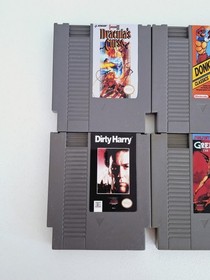 Lot Of 6 Nintendo NES Games W/ Replacement Labels; Castlevania III, Donkey Kong