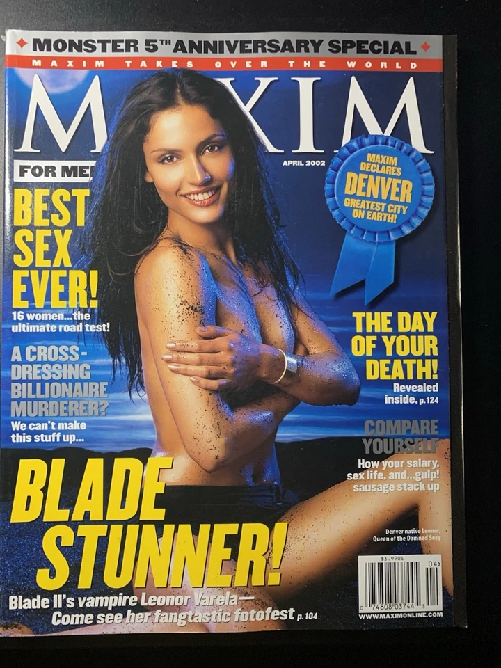 MAXIM Magazine Lot of 10-2002 Issues 49-55,57,59,60 Tara Reid, Shakira, Lucy Liu - Image 4 of 4