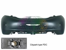 Lexmond Stoßfänger Stoßstange hinten passend für Peugeot 208 CA CC CR CA CC