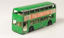 MATCHBOX DAIMLER FLEETLINE No 74 DOUBLE DECKER LONDON BUS ESSO LESNEY CPF