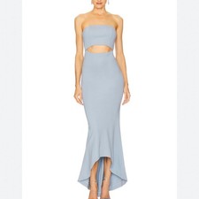 NBD June Strapless Gown in Baby Blue