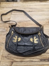 Marc by Marc Jacobs Petal to the Metal Natasha black Leather Crossbody Bag