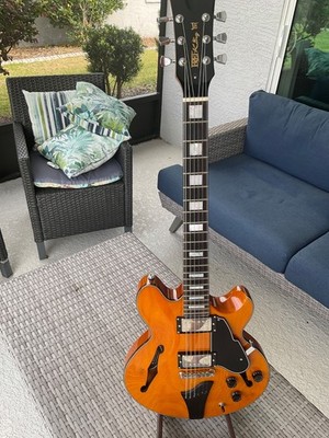 Fret-King FKV3JE Black Label Elise John Etheridge Signature Semi-Hollow 2010s