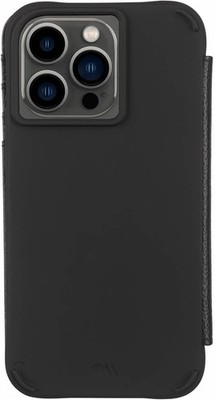 Case-Mate Wallet Folio iPhone 13 Pro Case - Black [10FT Drop 