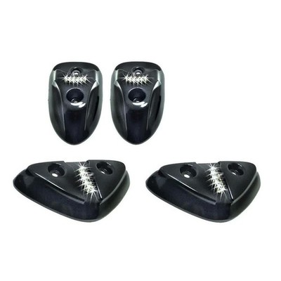 T4Tune 360066 Set 4 Schwarze Stunt Schutzvorrichtungen Mit LED