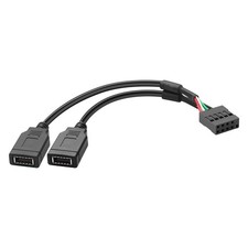 USB A to Type-E Motherboard Header Extension Cable USB 2.0 9 Pin Female toUSB...