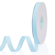 Baby Blue Grosgrain Ribbon 3/8 Inch x 50 Yards Solid Color Gift Wrap Craft