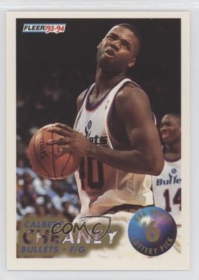 1993-94 Fleer NBA Draft Lottery Calbert Cheaney #6 Rookie RC 12hh