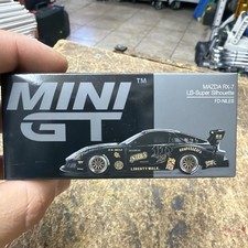 MAZDA RX-7 LB-SUPER SILHOUETTE "FD-NILES" BLACK 1/64 DIECAST BY MINI GT MGT01101
