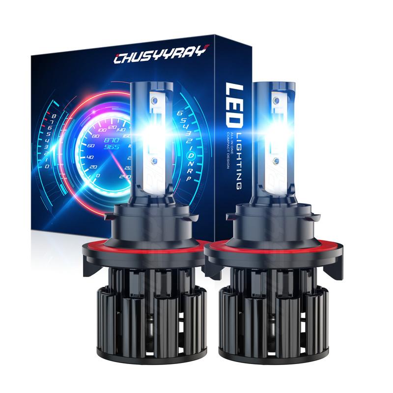 For 06-08 Dodge Ram 1500 2500 3500 9008 LED Headlight Bulbs Kit High Low Beam