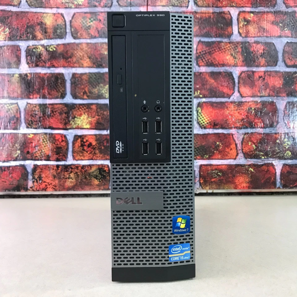 DELL OptiPlex 990 SFF PC i5-2400 3.1GHz 8GB RAM 128GB SSD (Windows 7 Pro 64-Bit) - Image 3 of 4