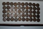 VF EF 1935 S Lincoln Wheat Cent Roll RL25
