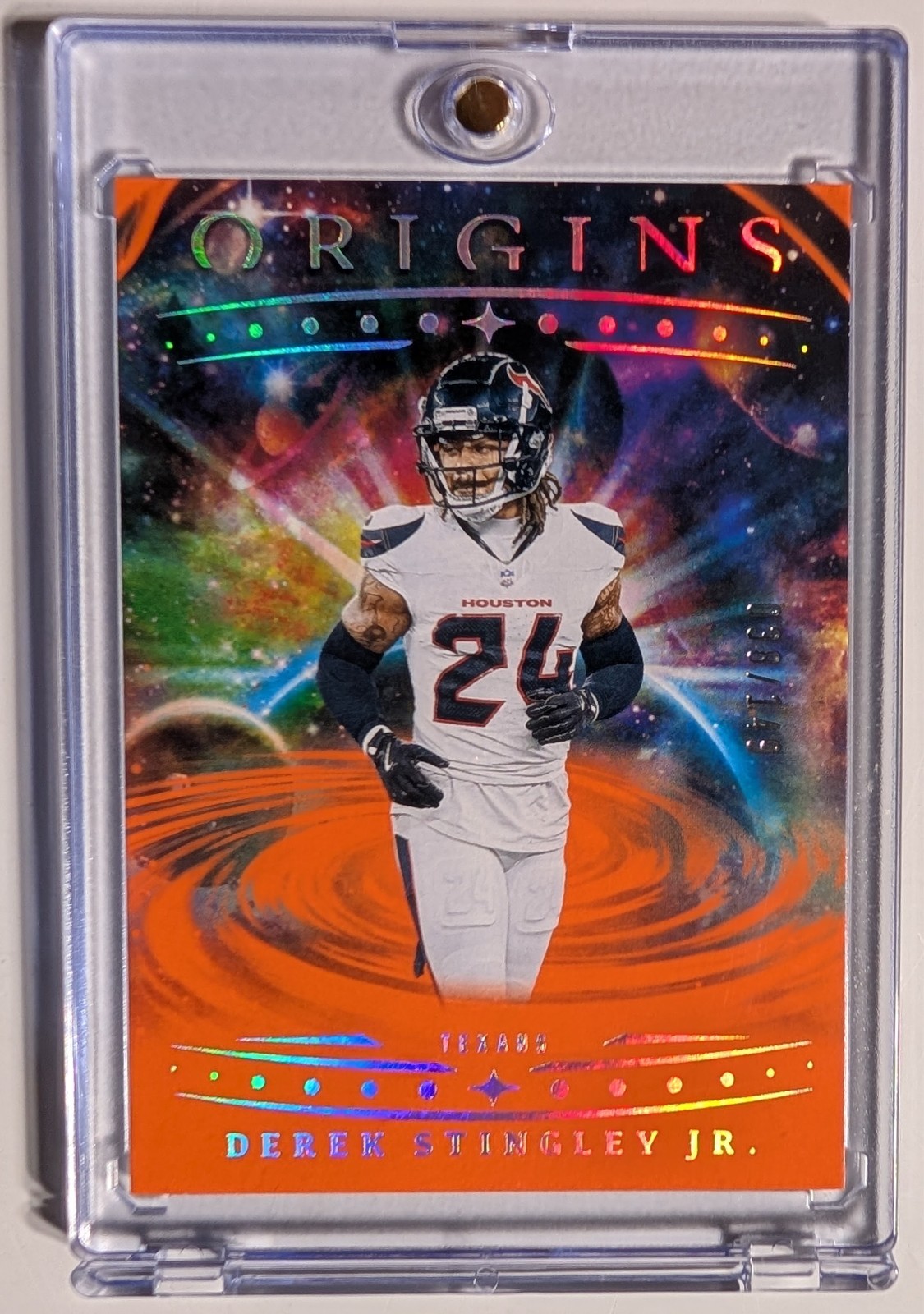 2025 Panini Origins Derek Stingley Jr. Orange #'d/149 #38