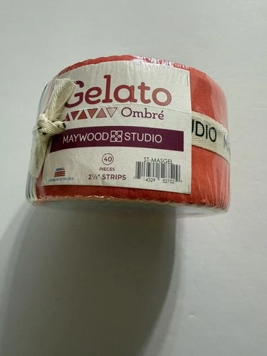NEW in Original Package Maywood Studio "Gelato Ombre" Jelly Roll 40-2 1/2" x 44" - product listing photo