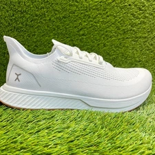 Flux Adapt Runner White Gum Mens Size 14 Running Athletic Walking Knit Shoes