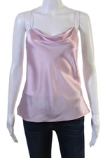 Cami NYC Womens Silk Spandex Camisole Pink Sleeveless Classic Size XS