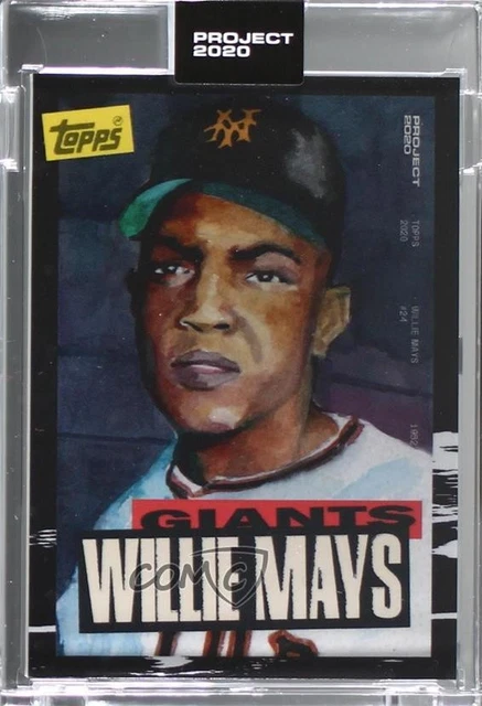 2020 Topps Project 2020 1952 Topps /10568 Willie Mays Jacob Rochester #101 HOF