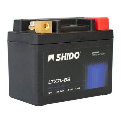 Shido Batterie 12V 2,4AH6AH YTX7L-BS (für: Honda CBR 300 R ABS NC51 15-16 )
