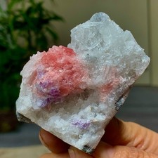 220G Natural Rhodochrosite Crystal rough Specimen Healing- Museum Grade D458