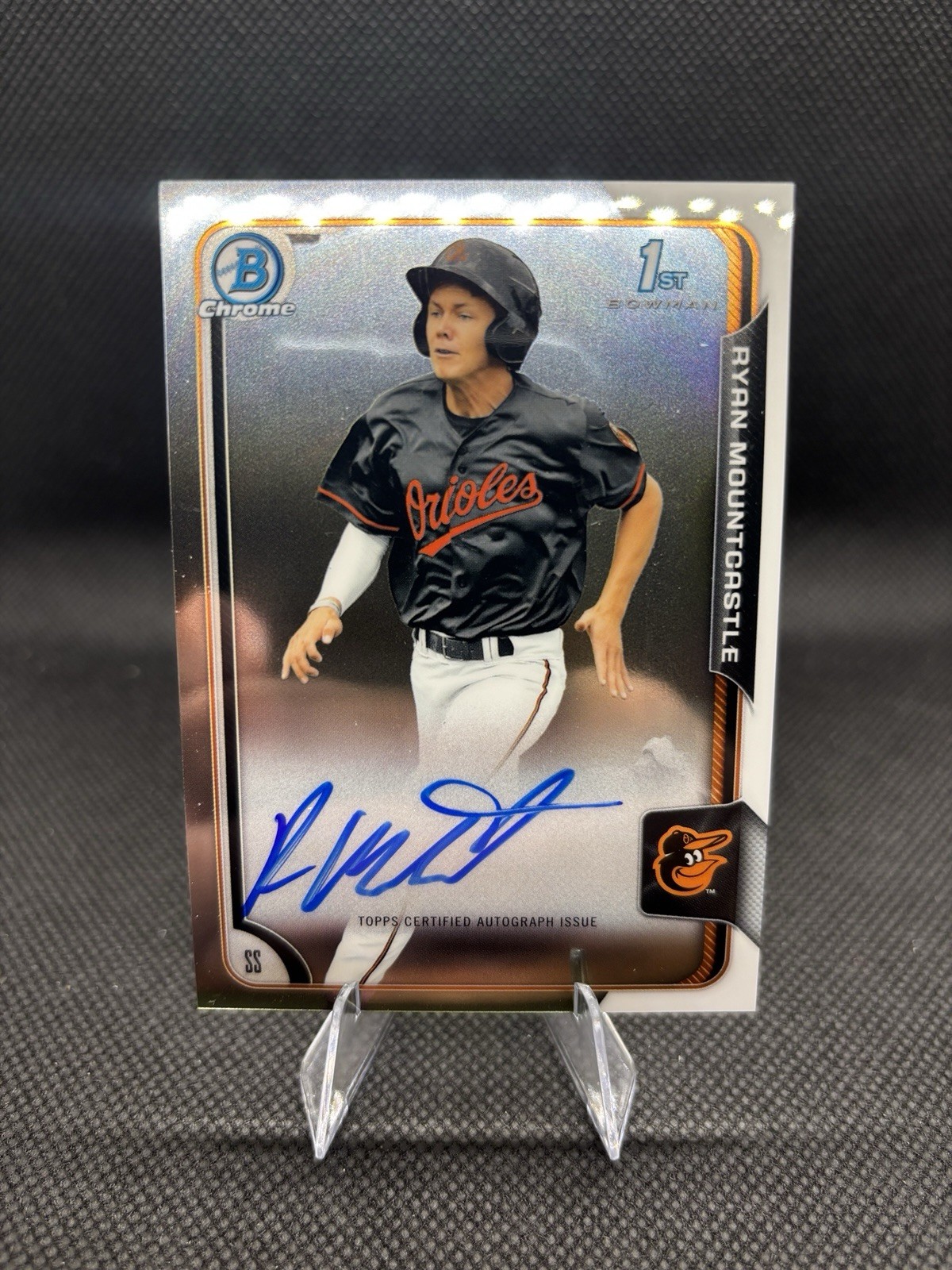 Ryan Mountcastle 2015 Bowman Chrome 1st Autograph BCA-RMO Baltimore Orioles