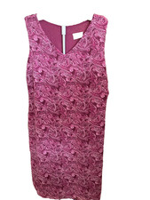 Kathie Lee Midi Dress, SZ L-XL , Paisley, sleeveless