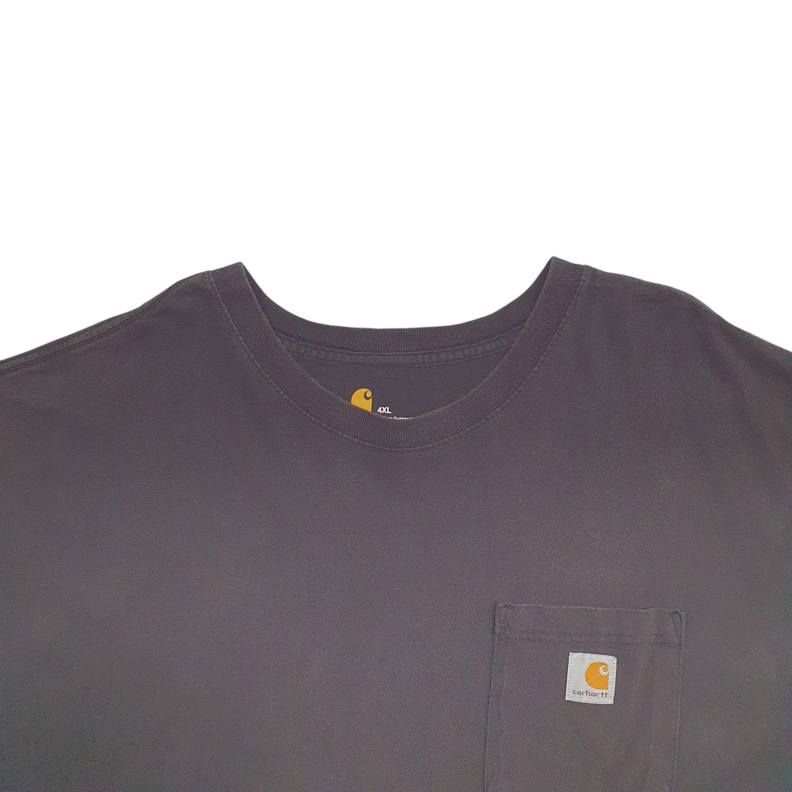 CARHARTT Black T Shirt Tee Short Sleeve Cotton Mens 4XL image 2