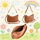 NEW Quince Italian Handwoven Leather Mini Shoulder Bag- Cognac Free Shipping