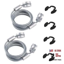 2pcs Hood Control Cable with 4pcs Circlip for Peterbilt Accessories