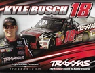 KYLE BUSCH "TRAXXAS" #18 CAMPING WORLD TRUCK NASCAR POSTCARD