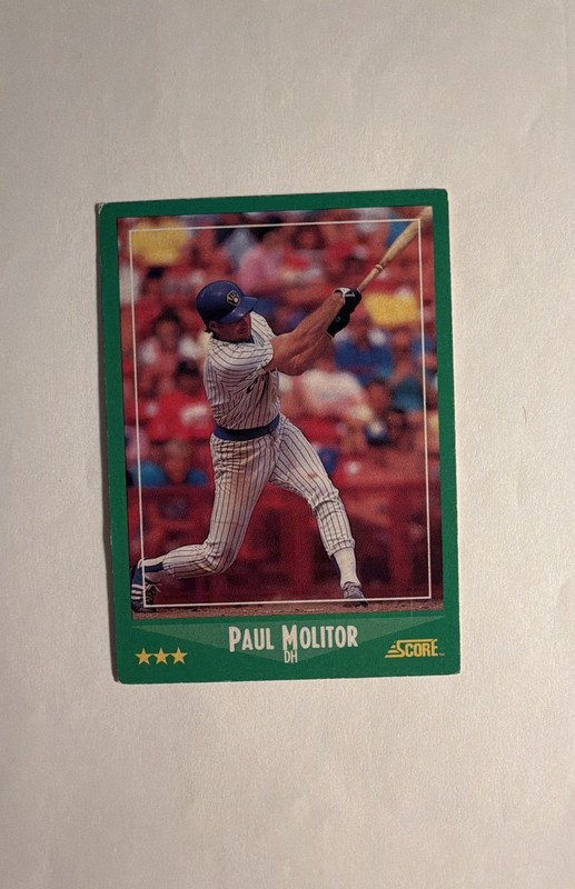 1988 Score - Paul Molitor #340 High Gloss