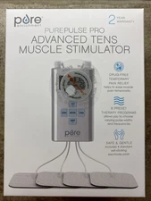 Pure Pulse Pro Advanced Pulse TENS Therapy EMS Muscle Stimulator NO BAG