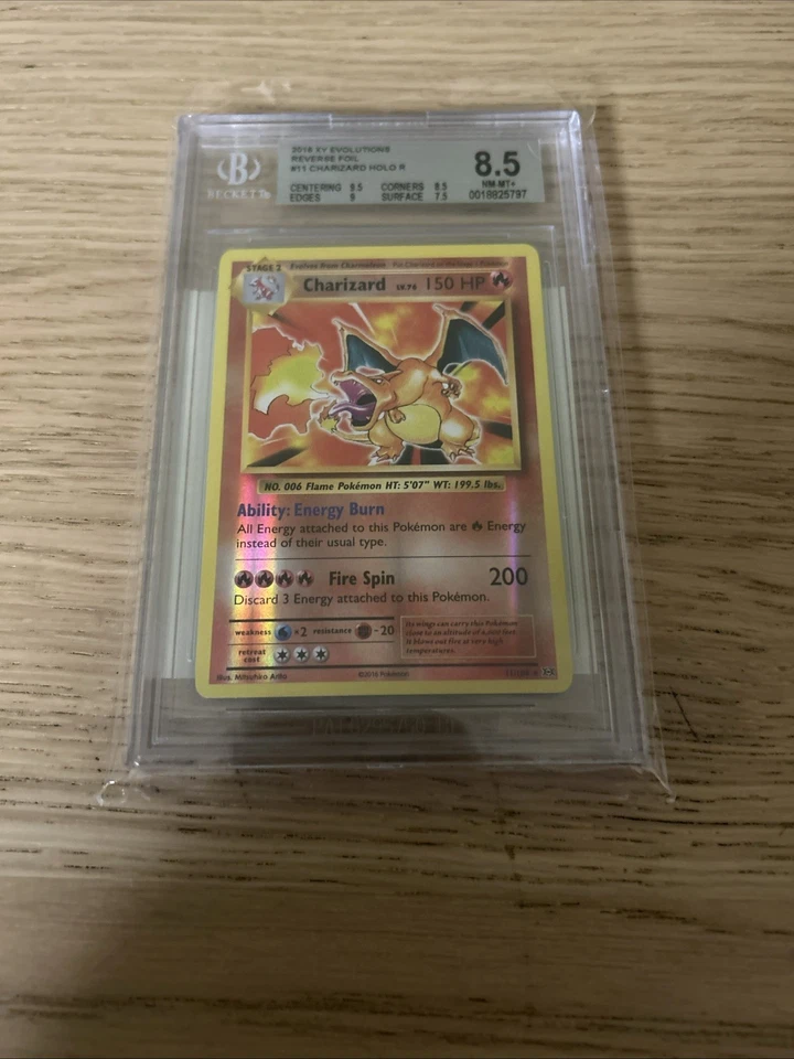 charizard reverso holo Beckett Foto 2 de 4