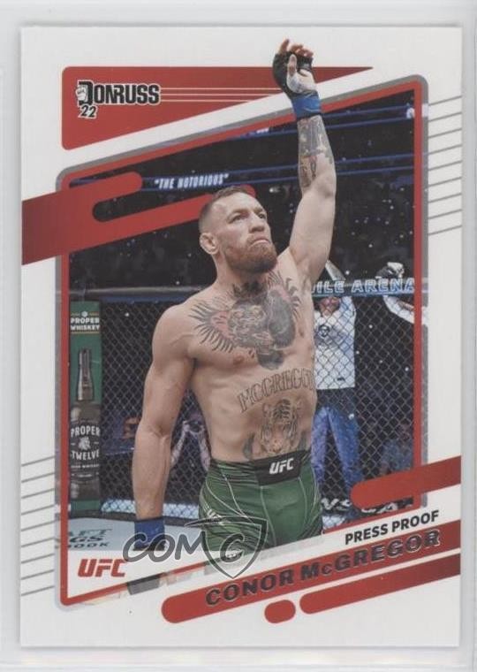 2022 Donruss UFC Press Proof Silver Conor McGregor #27 0zz3
