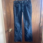 INC DENIM Women’s  Boot Leg - Regular Fit Black Denim Jeans - Size 2 — photo 1
