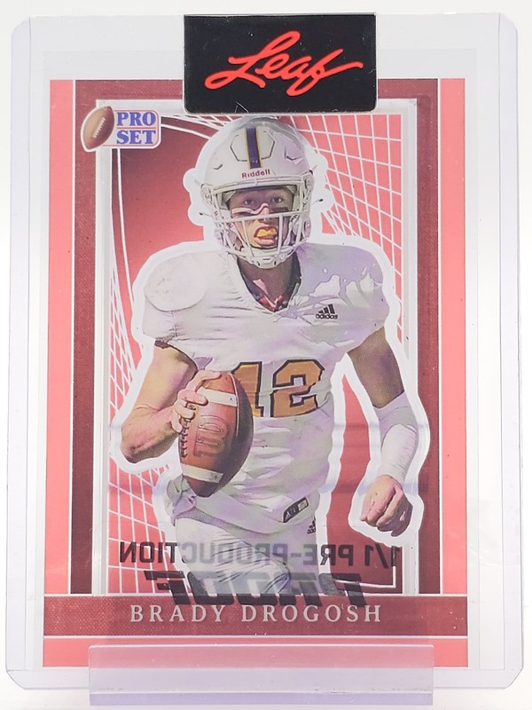 BRADY DROGOSH 2024 LEAF PRO SET PRE-PRODUCTION PROOF RED 1/1 Q7183
