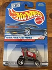 Vintage 1998 HOT WHEELS EXPRESS LANE #37 BLOWN SHOPPING CART FIRST EDITION NEW