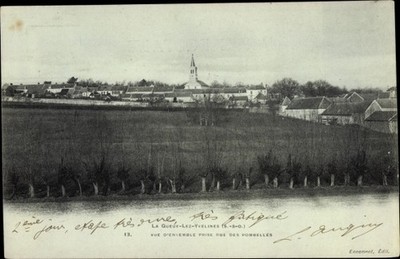 Postcard La Queue les Yvelines, partial view - 2724907