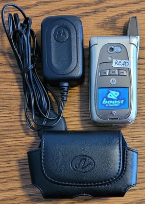 Motorola i875 - Gold and Gray ( Boost Mobile ) Super Rare iDEN