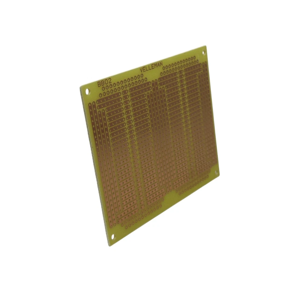 Velleman BB02 Solderable Breadboard PCB 100mm x 80mm Prototype Board - Image 4 of 4