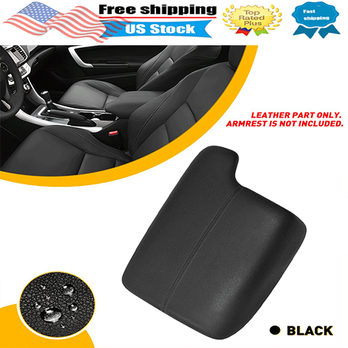 Fits 20132017 Honda Accord Center Console Lid Armrest Leather Replacement Cover eBay