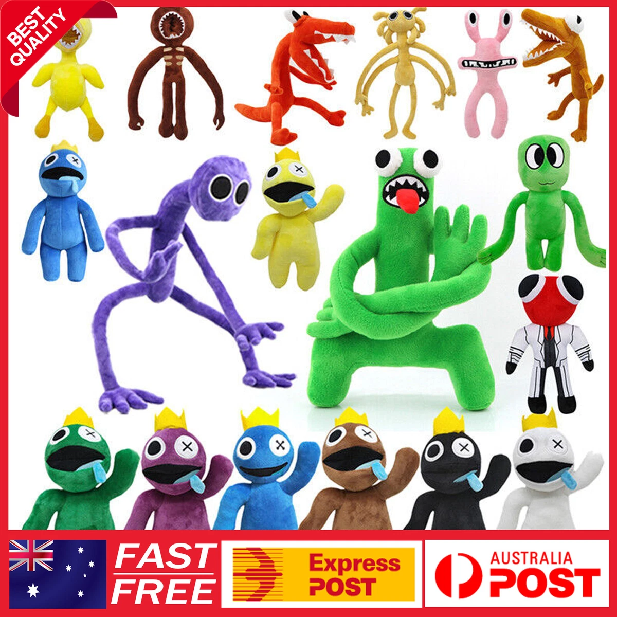 30cm Roblox Rainbow Friends Plush Toy Cartoon Game Character Doll