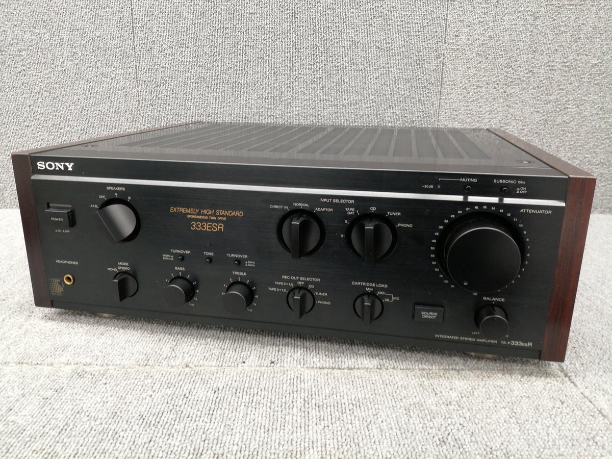 SONY　インテグレードステレオアンプ　TA-F333ESR SONY TA-F333ESR Stereo Integrated Amplifier (transistor) from