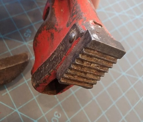 RIDGID 8" Heavy Duty Pipe Wrench Ridge Tool Co. Elyria, Ohio USA ๐บ๐ธ - gwT - Picture 8 of 12