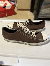 Vintage Converse All Star Chuck Taylor Brown Low Top Made in USA Sz US 13