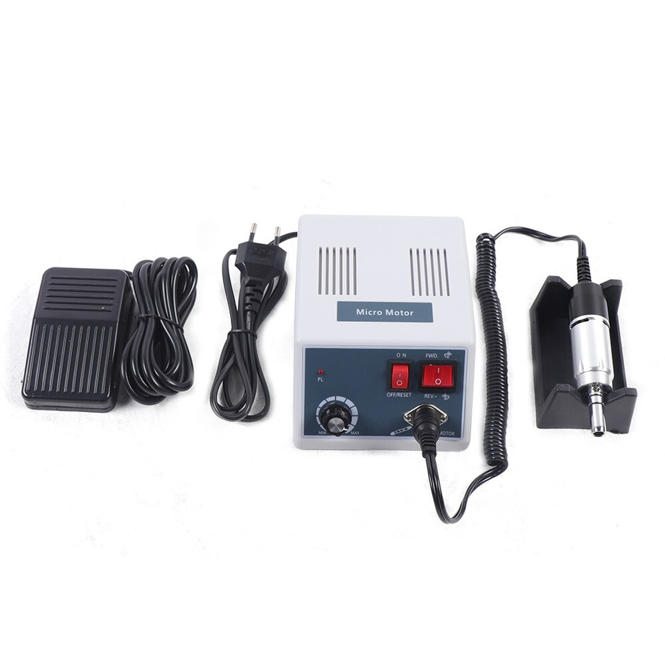 Professioneller Labor Mikromotor 45.000 U/min - Poliergerät Mit Fußpedal
