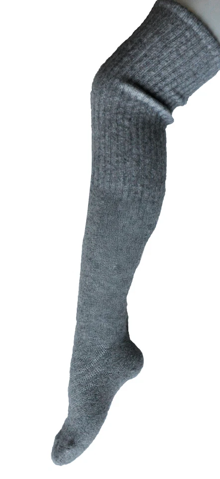 100% Lana Cálida 1 Par Mongol Sobre la Rodilla Calcetines Esquí Invierno Envío Gratis Foto 2 de 3