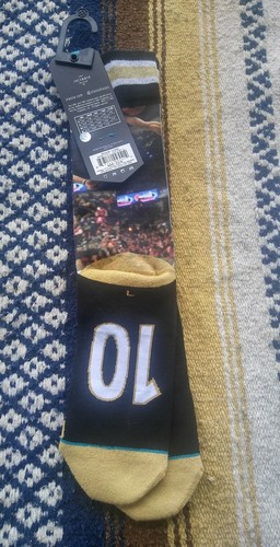 NEW ~ DeMar DeRozan / Kyle Lowry Torontao Raptors. Stance Fusion Crew Socks L - Picture 2 of 3