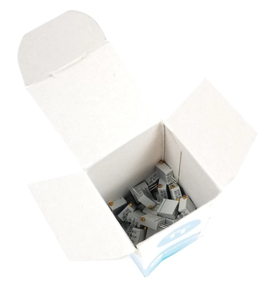 Potenciómetro recortador 500 BI TT Electronics 67XR20KLF 20Kohm 10% 3/8" cuadrado NUEVO Foto 3 de 4